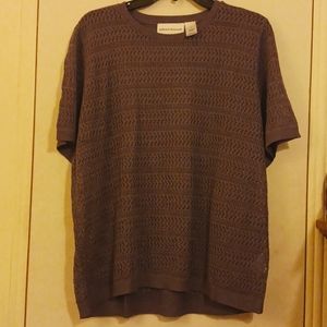 Alfred Dunner Purple Women's Top